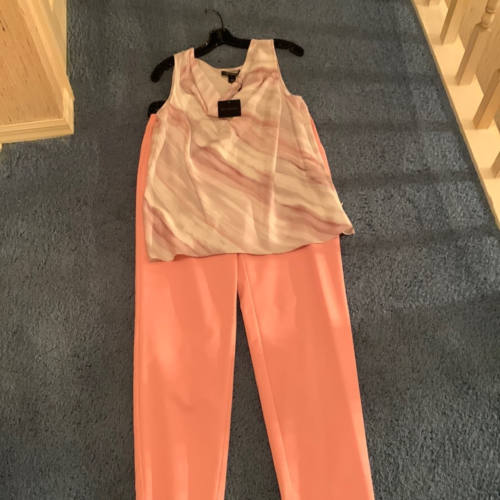 St John Pink Pants and Tank